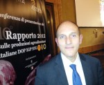 Cesare Mazzetti Presidente del Consorzio Aceto Balsamico di Modena IGP alla presentazione del Rapporto Qualivita a Roma.JPG
