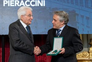 Presidente Mattarella e Massimo Pieraccini